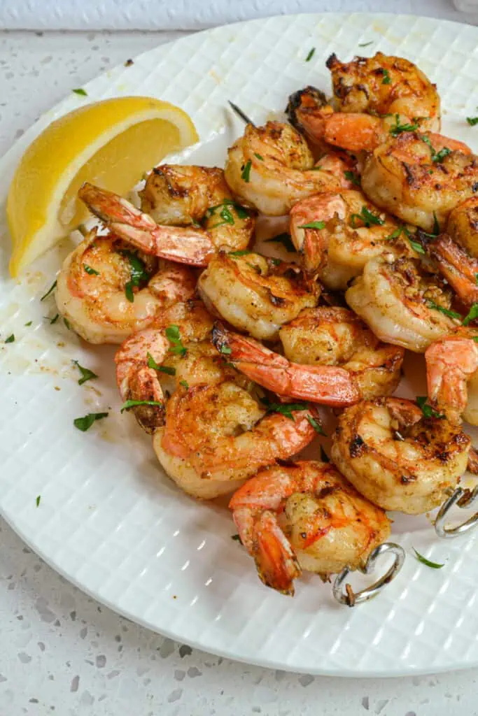 My daughter and I love shrimp, and this is one of our favorite seafood recipes. It comes together so quickly with incredibly fresh and healthy flavor.