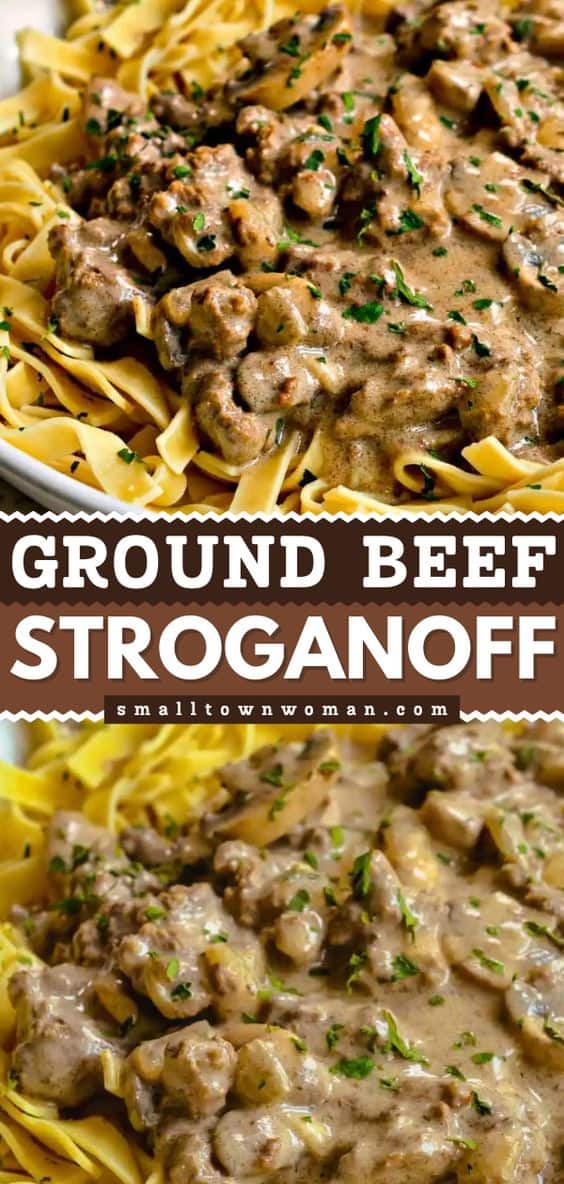 Easy Ground Beef Stroganoff Recipe