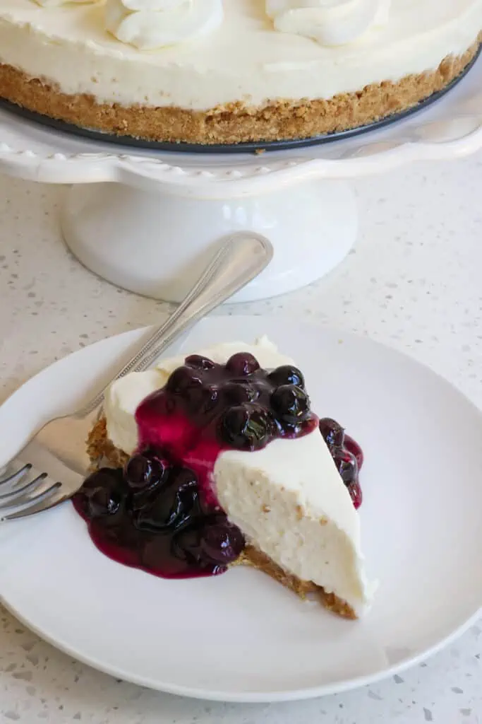 This delicious homemade blueberry sauce is made with just six common ingredients in less than fifteen minutes.
