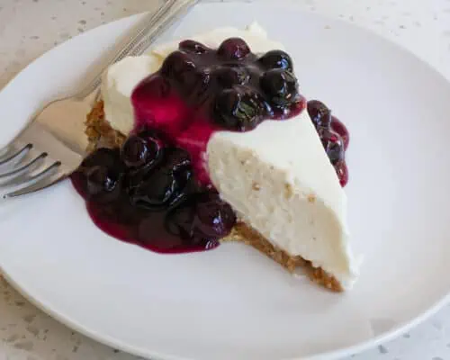 Homemade blueberry sauce