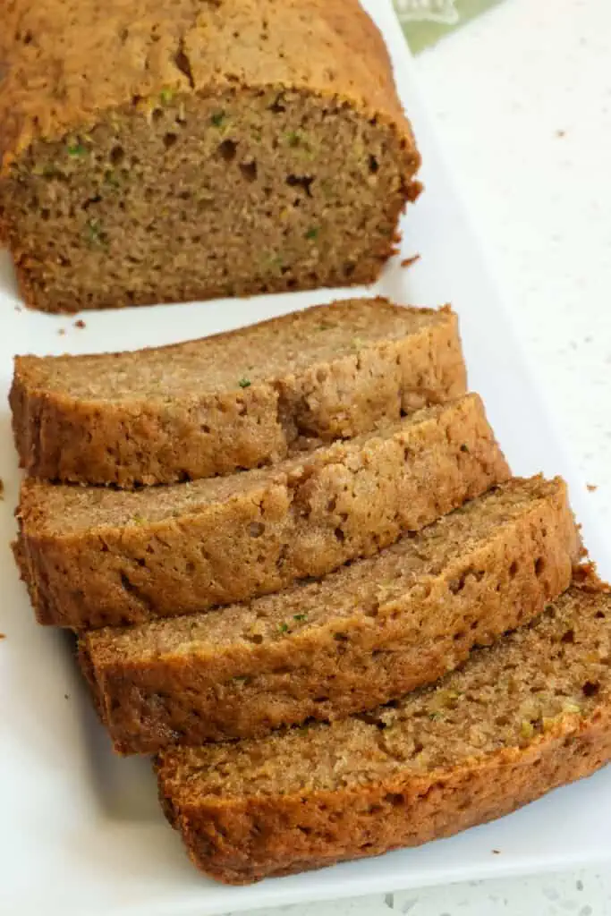 This easy zucchini bread can be whipped up in no time at all and makes the most incredible mouthwatering loaf of zucchini bread you will ever eat.