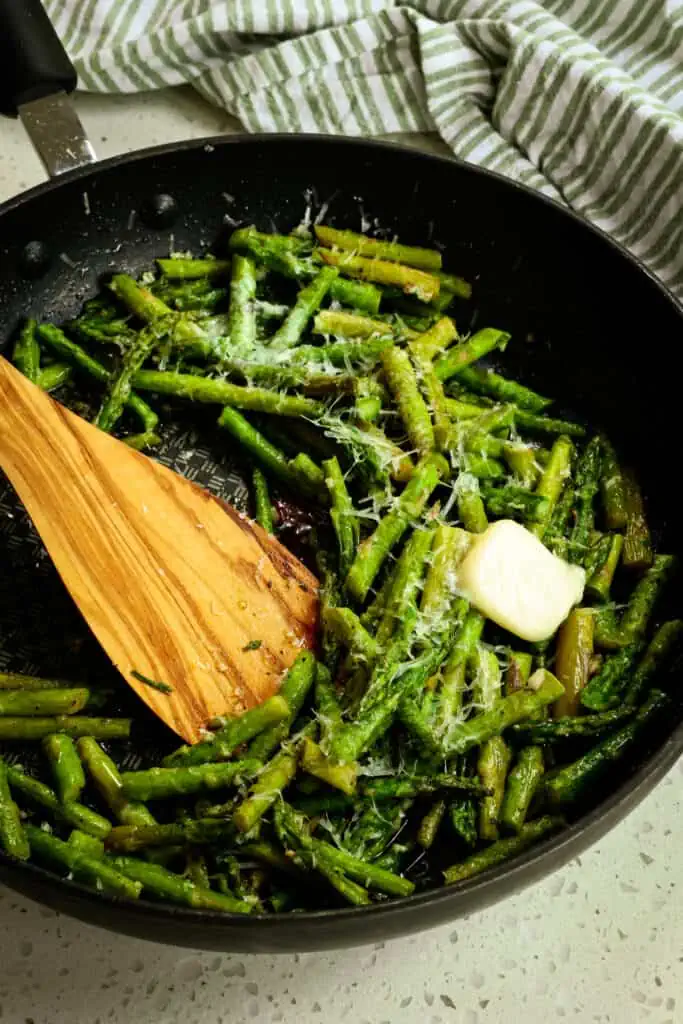 You are going to love this tasty and easy Sauteed Asparagus Recipe.  It will quickly become your go to summer side dish recipe.