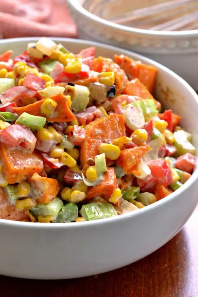 Sweet Potato Salad is a fun twist on a classic side, packed with delicious flavors
