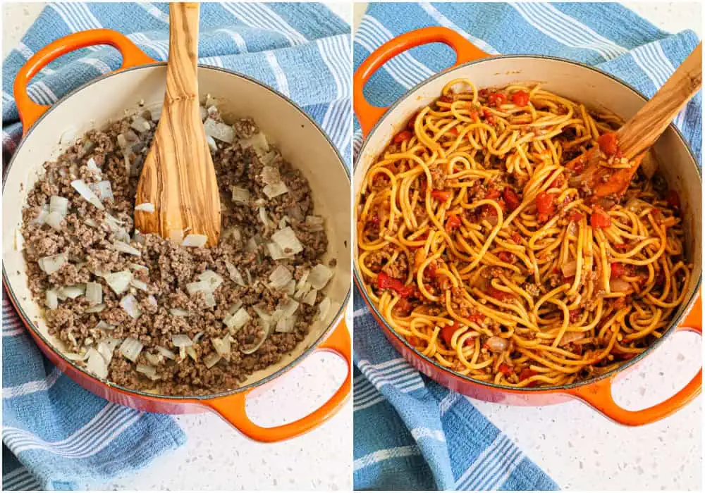 How to make Taco Spaghetti
