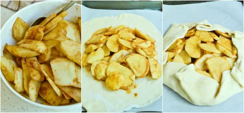 How to make an apple galette