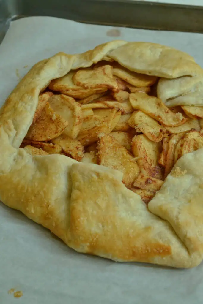 This delectable Apple Galette is equally as delicious as your favorite apple pie with a fraction of the work. 