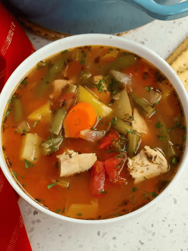 Chicken Vegetable Soup - Small Town Woman