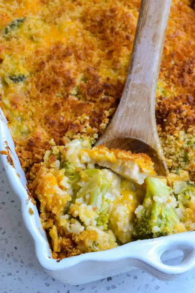 This no-canned soup Chicken Broccoli Rice Casserole recipe requires a little more effort, but with some helpful tips, even the novice cook can handle this comfort food recipe.