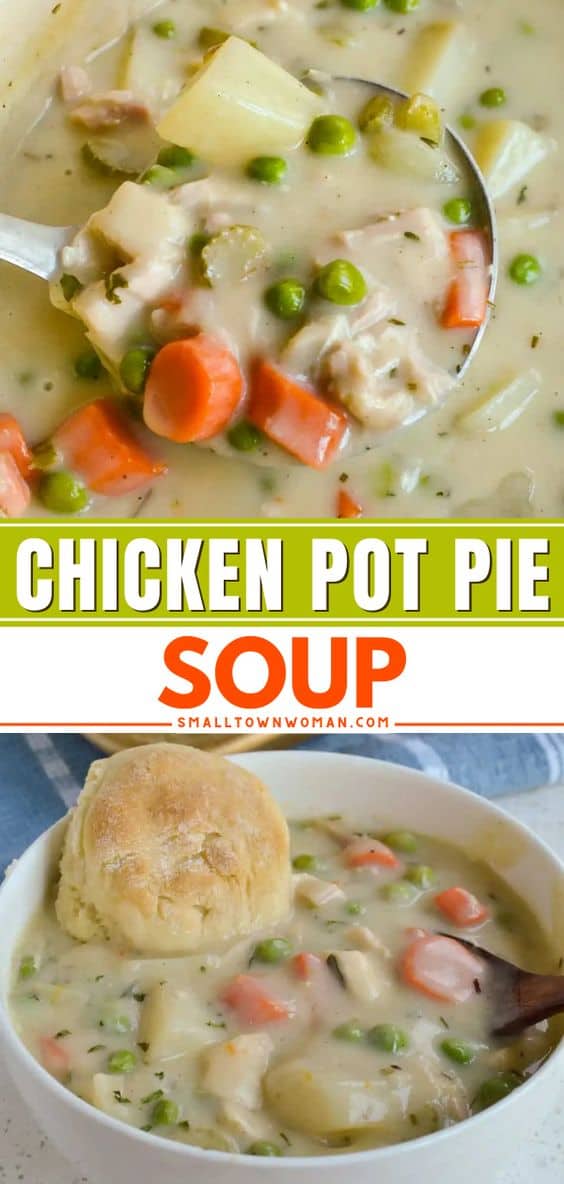 Creamy Chicken Pot Pie Soup