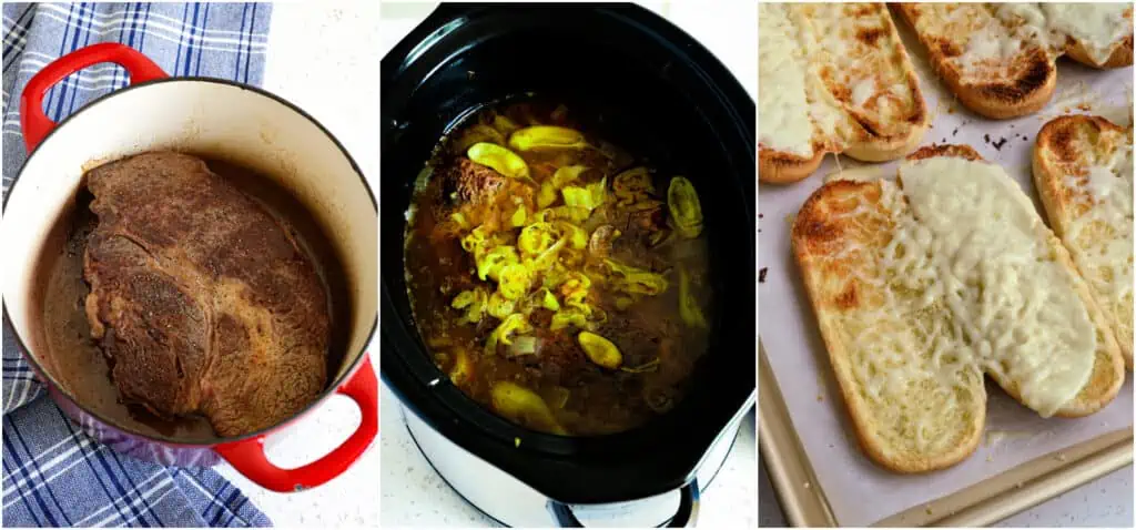 Italian beef made easy in the crock pot