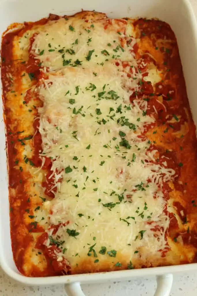 Stuffed Manicotti is a classic Italian dish and a tried and true family favorite. 