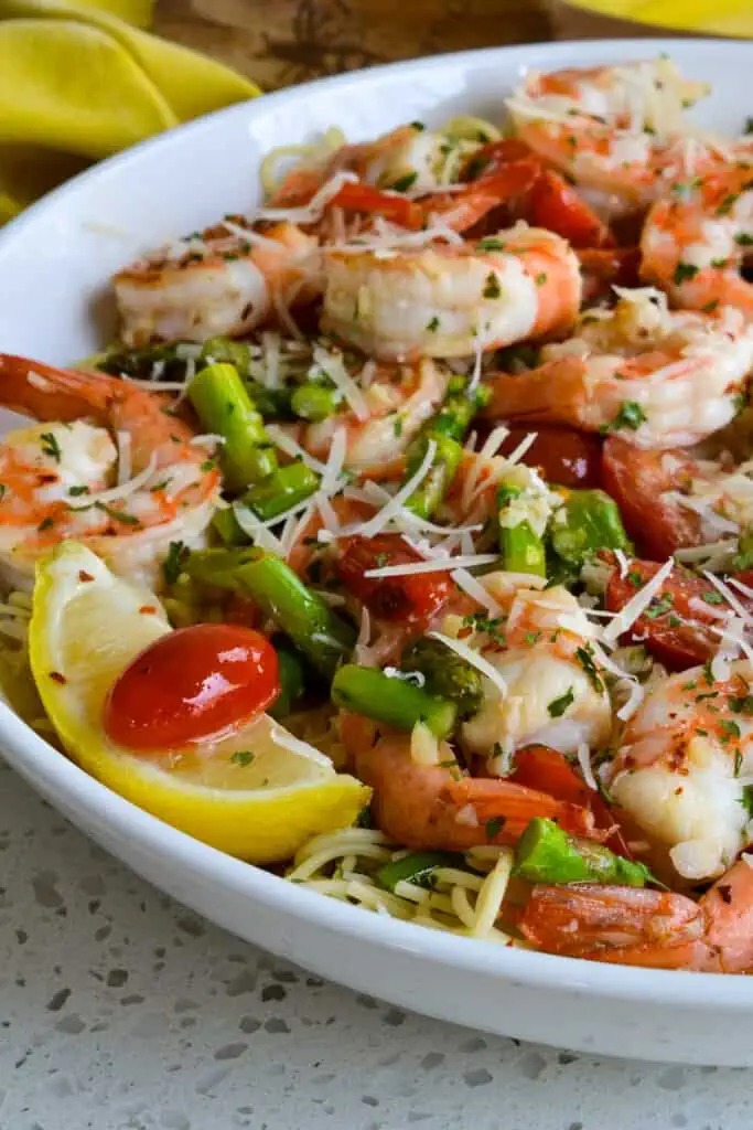 Shrimp Scampi is elegant enough for company yet easy enough for one on a weeknight.