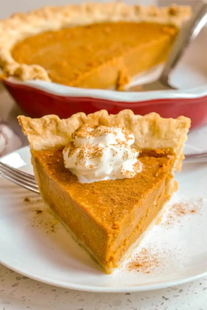 This Sweet Potato Pie is always a welcome fall tradition with a tender flaky crust and the perfect balance of autumn spices.