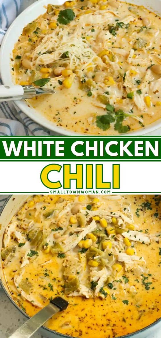 White Chicken Chili Recipe | Small Town Woman