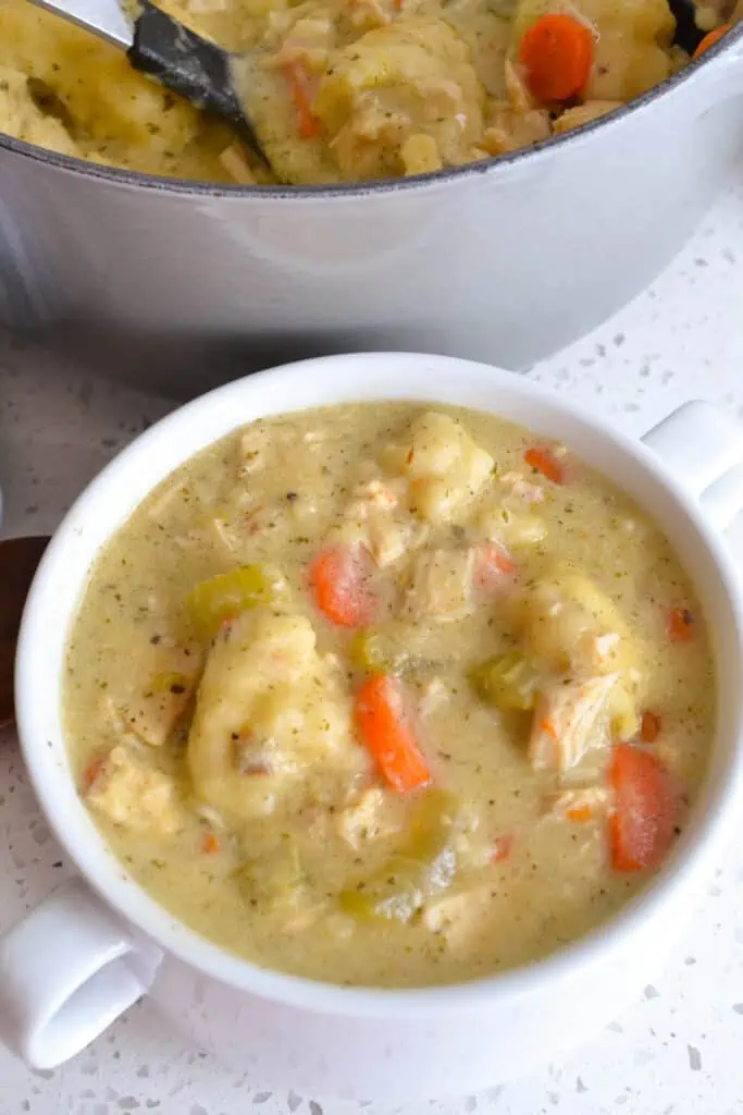 This Chicken and Dumpling Soup recipe will really satisfy your longing for a good home cooked meal.