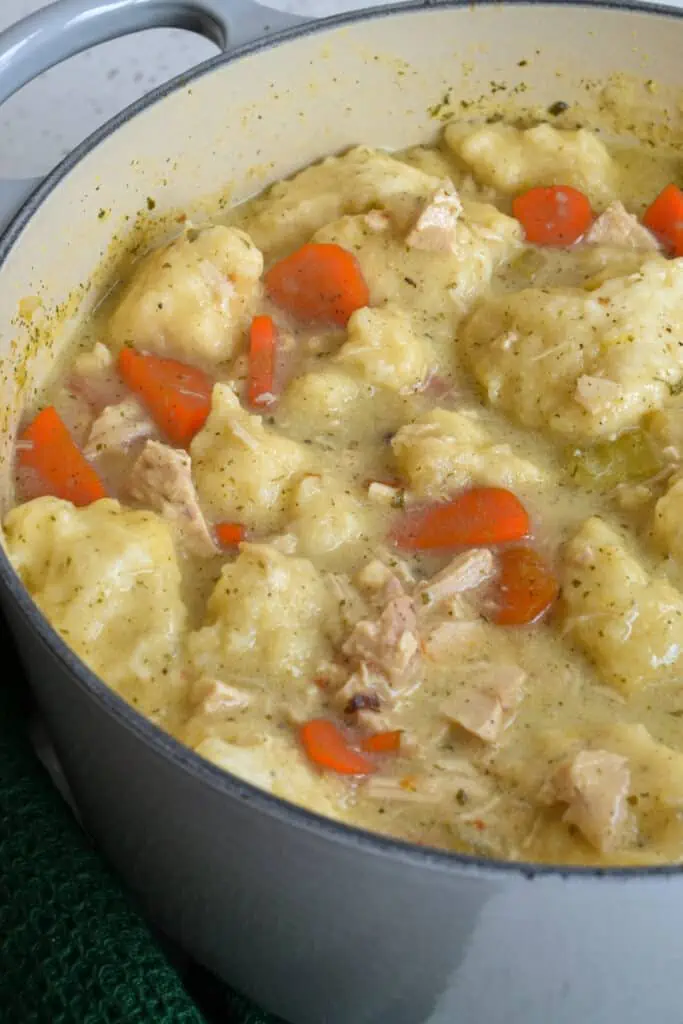 Super Easy Homemade Chicken and Dumplings Recipe - Eat at Home