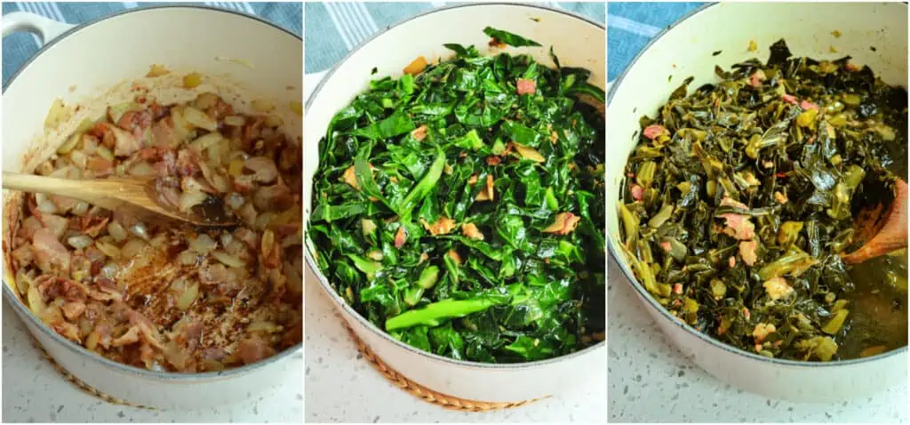 It is super easy to cook southern greens. 