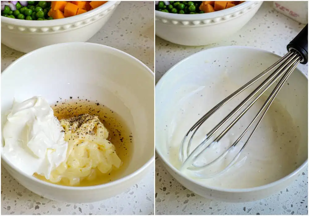 How to make Creamy Pea Salad