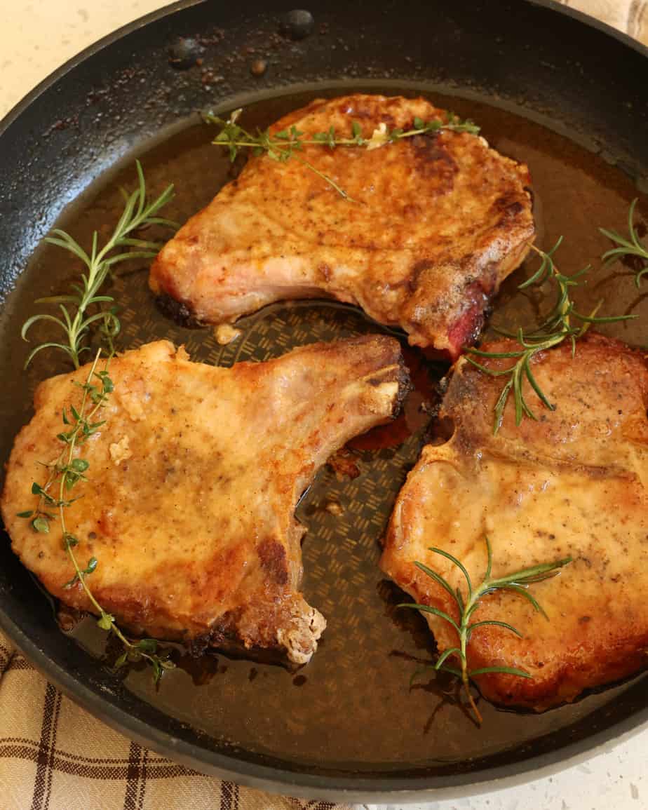 Pan Fried Pork Chops