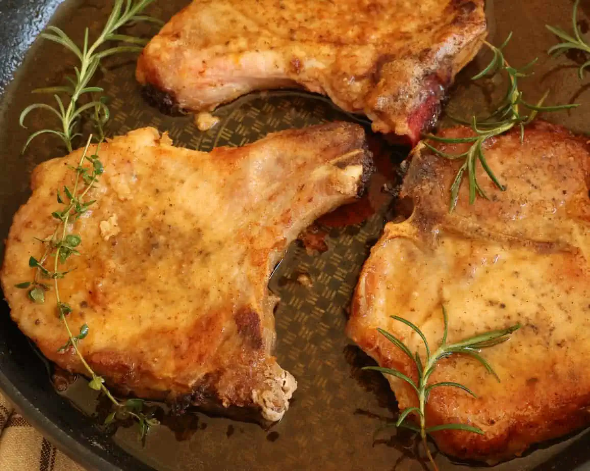 Pan Fried Pork Chops