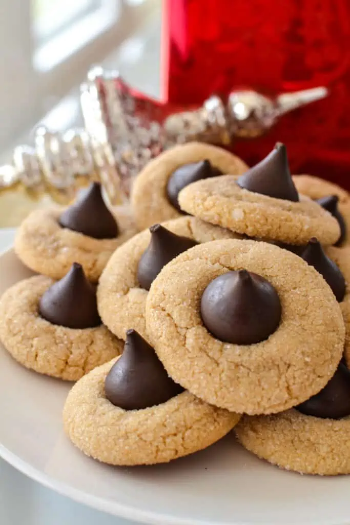 Peanut Butter Kiss Cookies are a classic, simple Christmas cookie that will always be a favorite