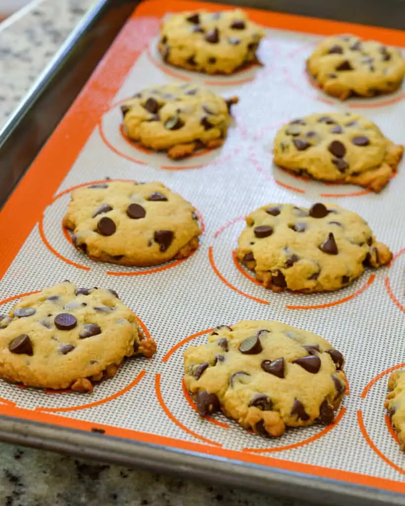 These Chocolate Chip Cookies are made with vanilla pudding for a sweet, soft texture that makes them extra delicious