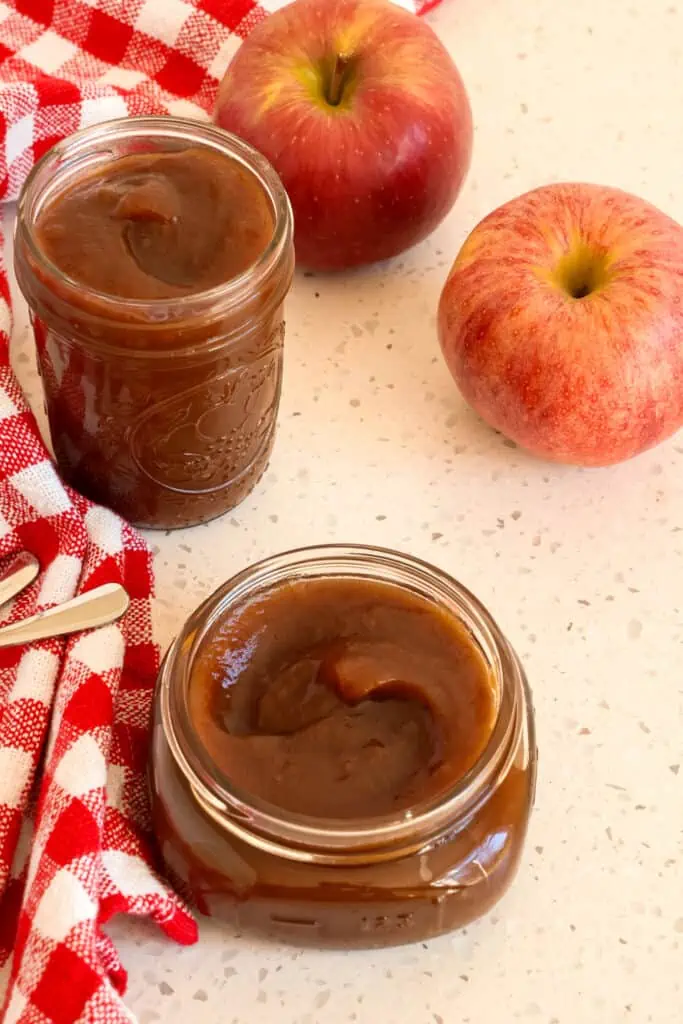 Apple Butter (An Easy Delicious Traditional Fall Crock Pot Recipe) We call this Sunday Apple Butter! You put it in the crockpot at the crack of dawn, and it cooks all day, making the house smell like heaven.