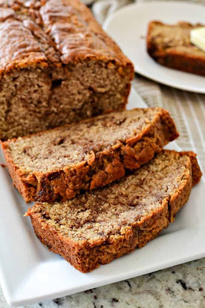 This moist loaf is perfect for breakfast, holiday brunch, afternoon snack, or even dessert.