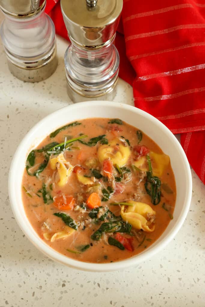 Creamy Tortellini Soup