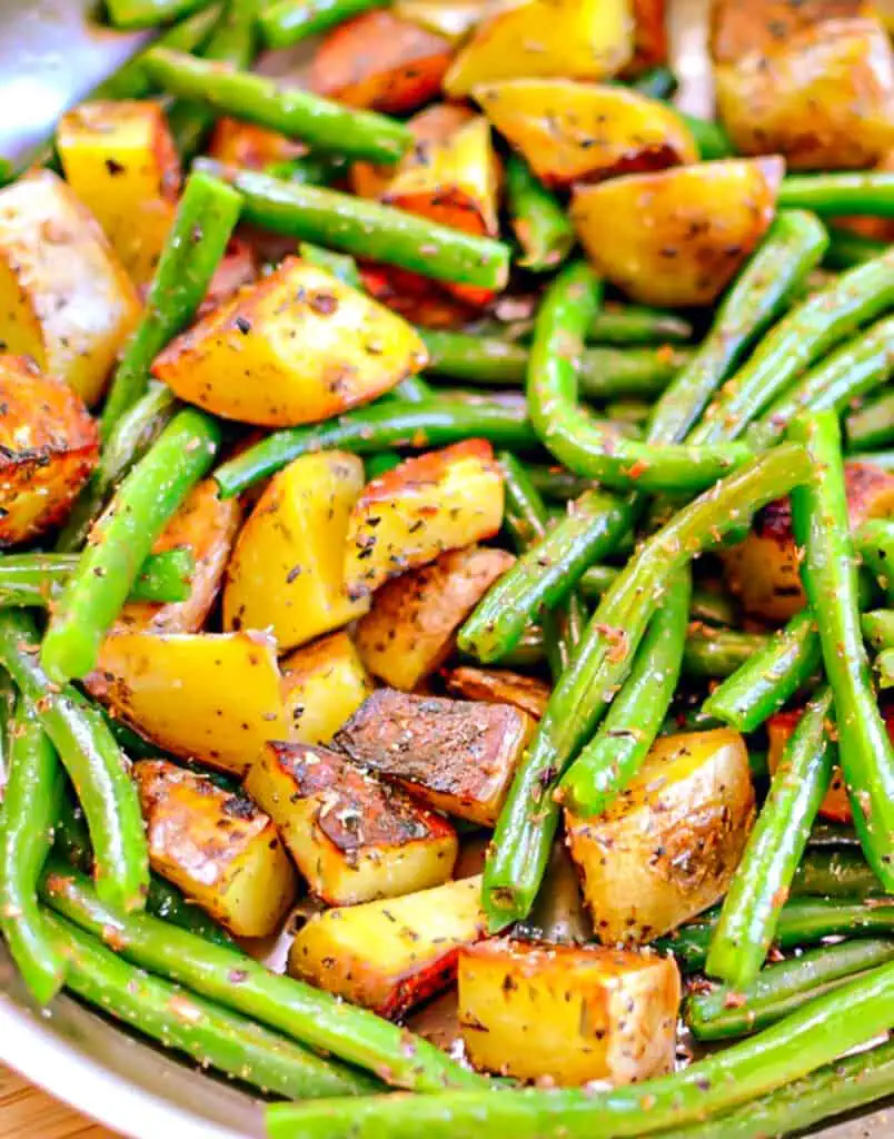 Green Beans and Potatoes are an easy traditional side that is loved by all and goes with everything from grilled chicken to fried fish.
