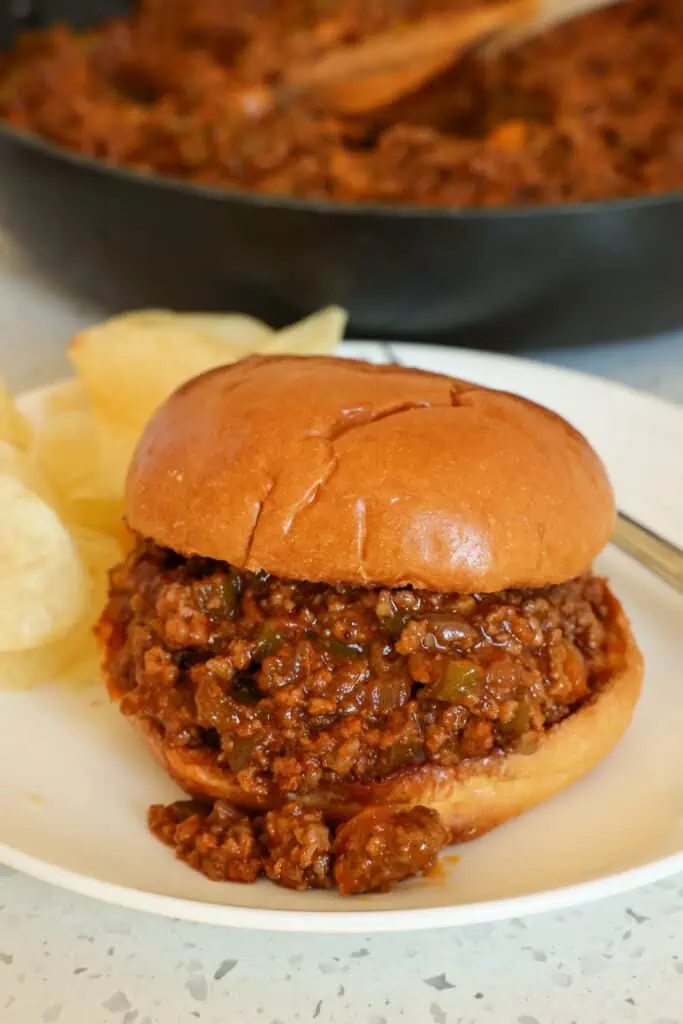 These classic family-friendly Homemade Sloppy Joes come together quickly using many ingredients that you may already have on hand.