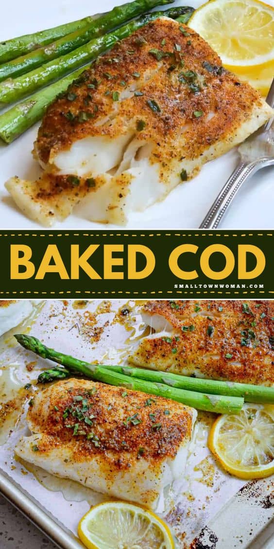 Small Lean Cod Easy Baked Cod with Lemon Pepper