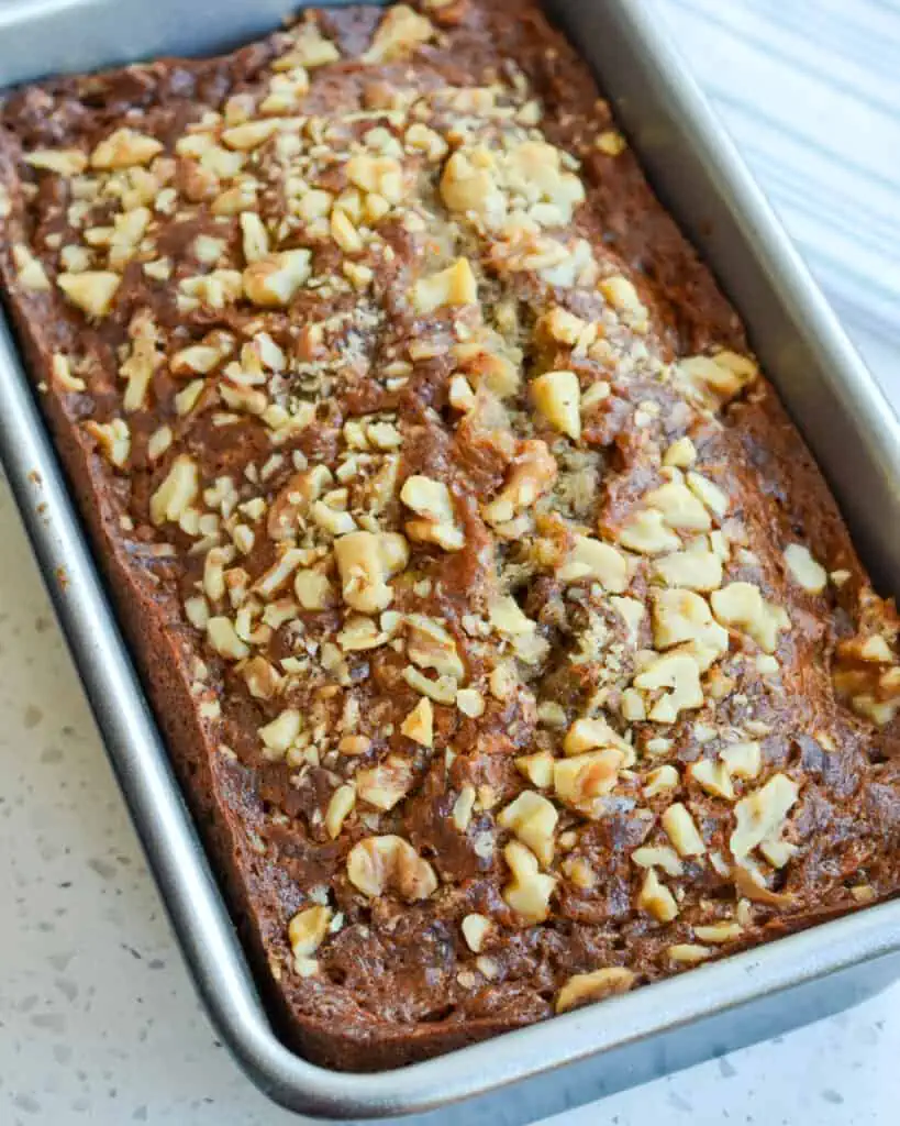 This is one of our favorite classic banana bread recipes with the perfect balance of sweetness and flavors of banana and cinnamon spice. 
