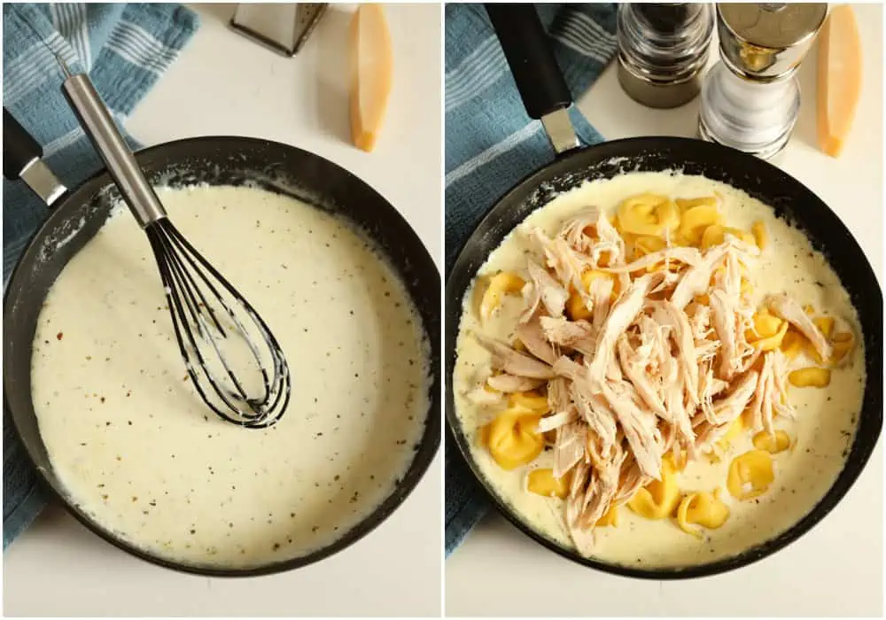 How to make Chicken Tortellini Alfredo