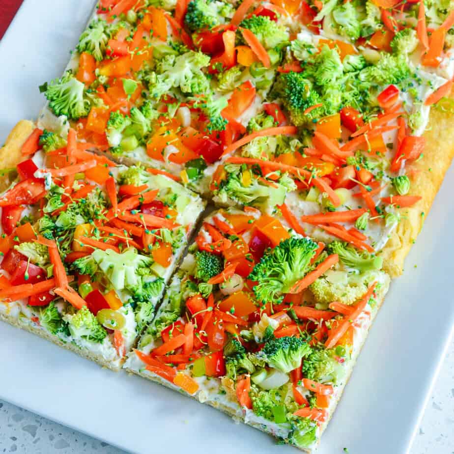 Cold Veggie Pizza