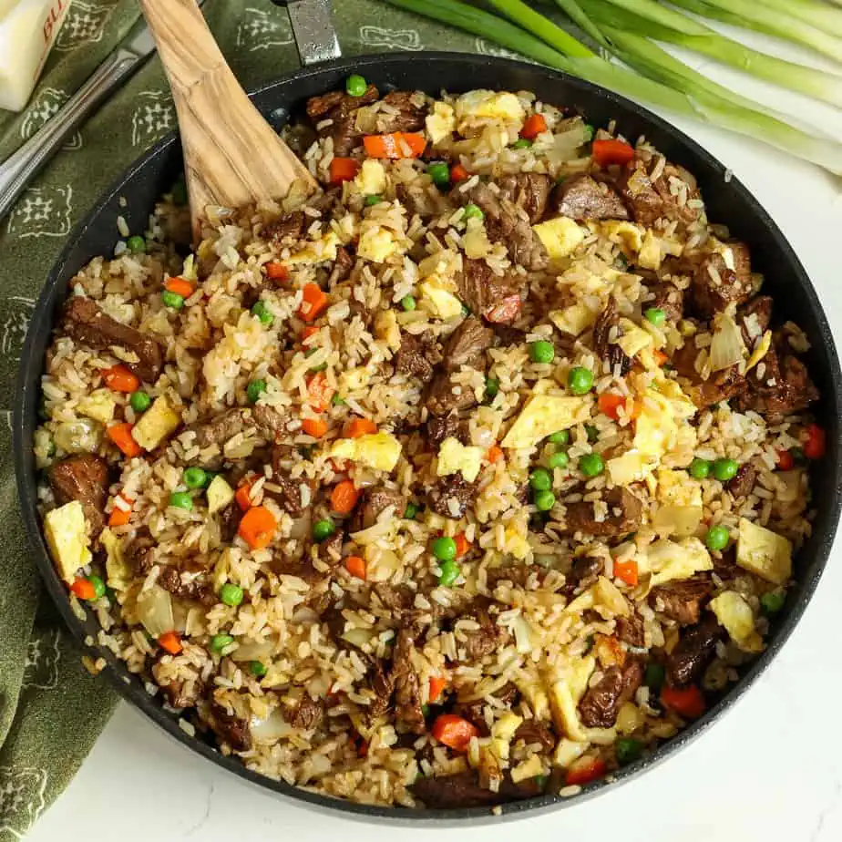 Beef Fried Rice (Much Better thank Takeout)