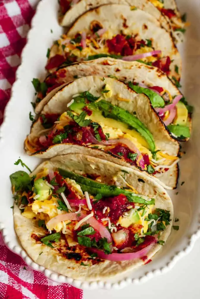 Quick, easy, and bursting with flavor, these tacos are bound to become a breakfast favorite. 