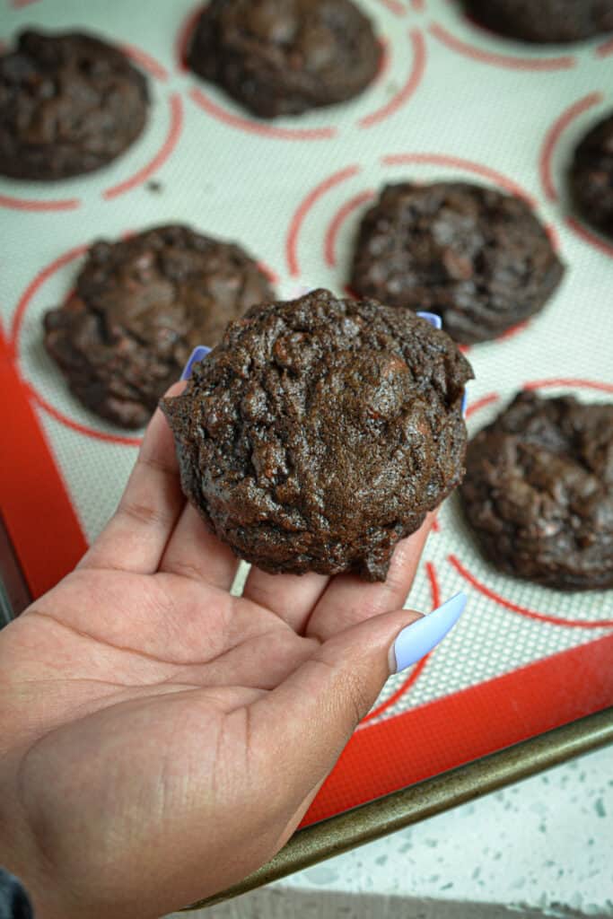 These Double Chocolate Chip Cookies are the ultimate chocolate lovers dream come true.