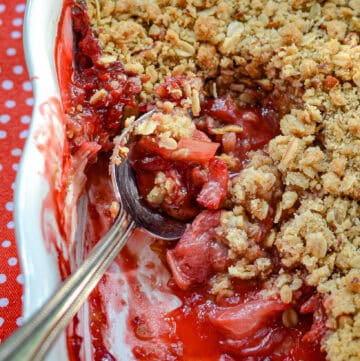 Strawberry Rhubarb Crisp