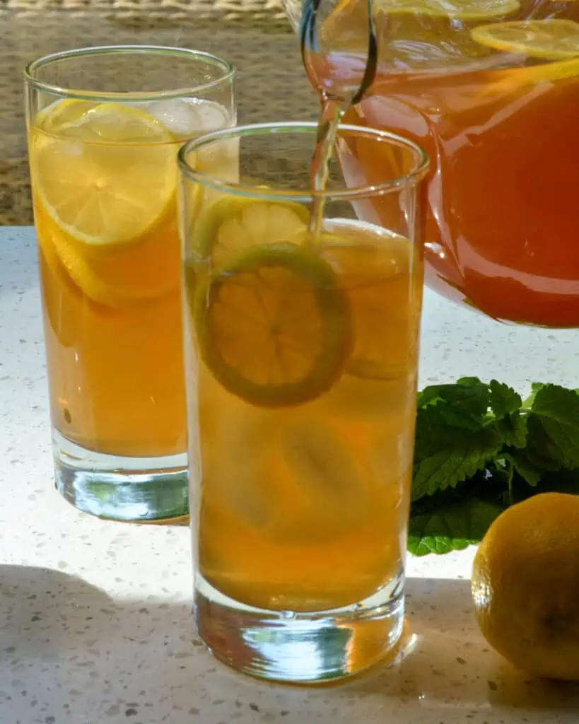 This Arnold Palmer Drink is a fun, easy, and refreshing iced tea lemonade made with simple ingredients.  It is the perfect drink for a hot day, and it has a cool refreshing taste. 
