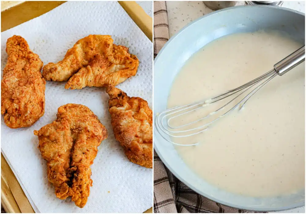 How to make Chicken Fried Chicken and white country gravy. 