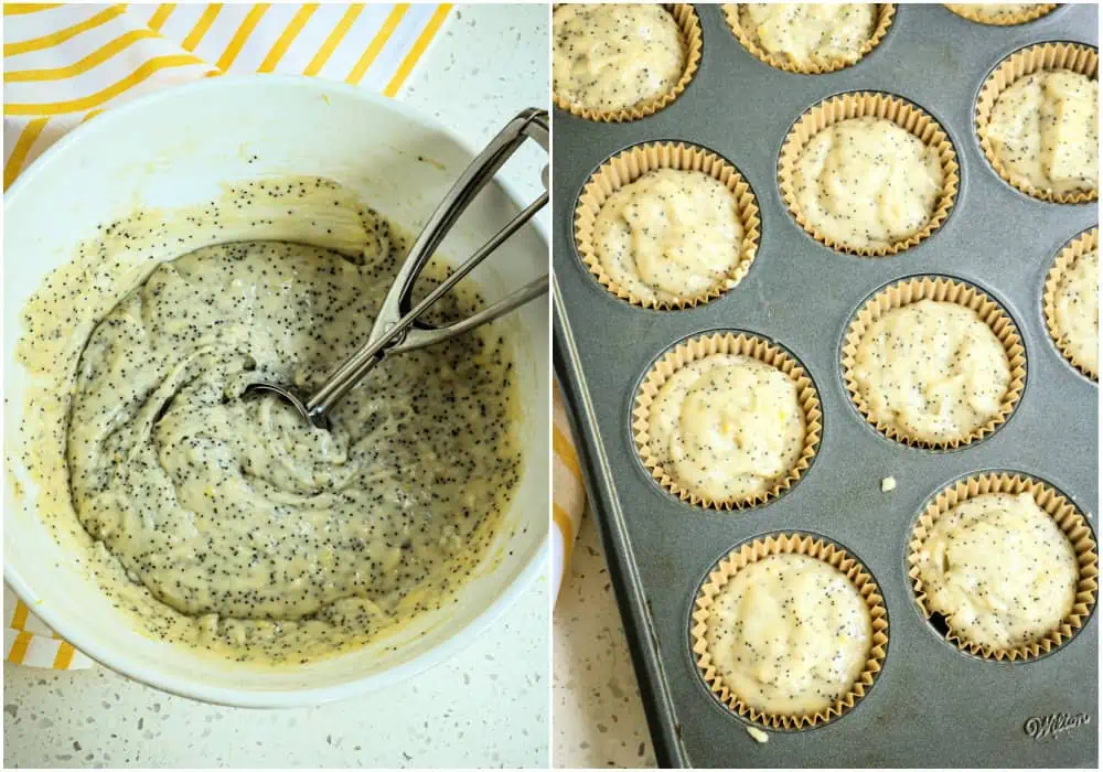 How to make Lemon Poppy seed muffins