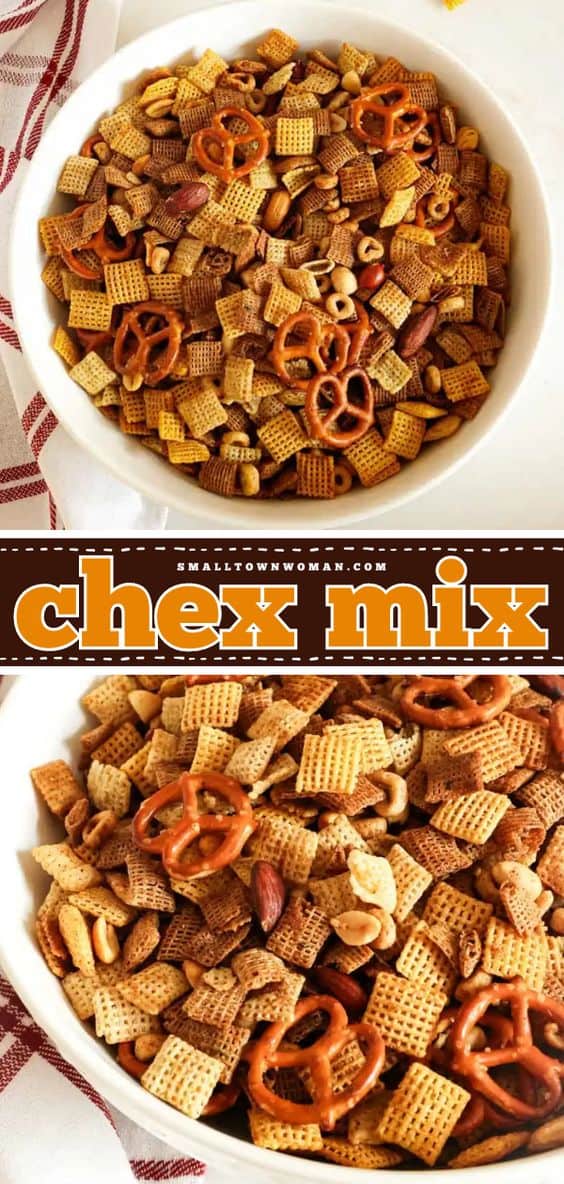 Chex Mix. Sign Homemade Chex Mix (Oven and Microwave)
