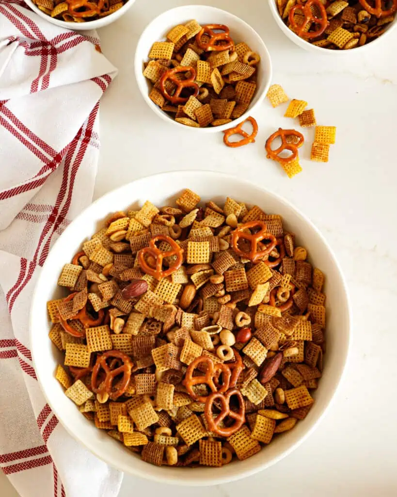 Skip the store-bought stuff and create your own delicious Chex mix at home with these simple steps. 