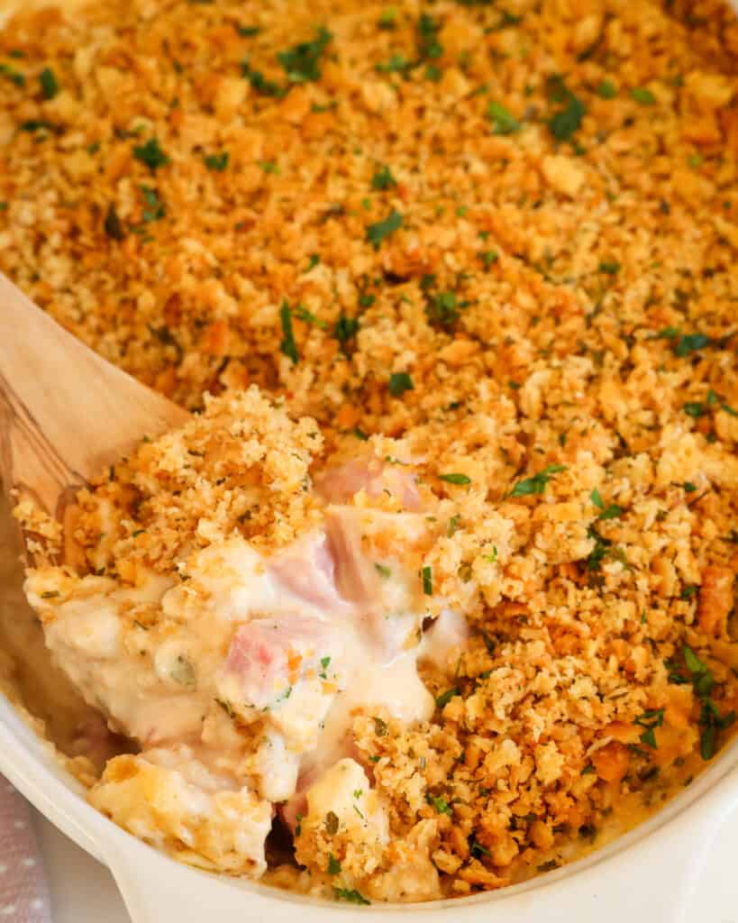 Impress your family and friends with this delicious twist on a classic French dish. Follow these easy steps to make a flavorful Chicken Cordon Bleu Casserole with ham and gooey cheese. Perfect for a cozy dinner at home
