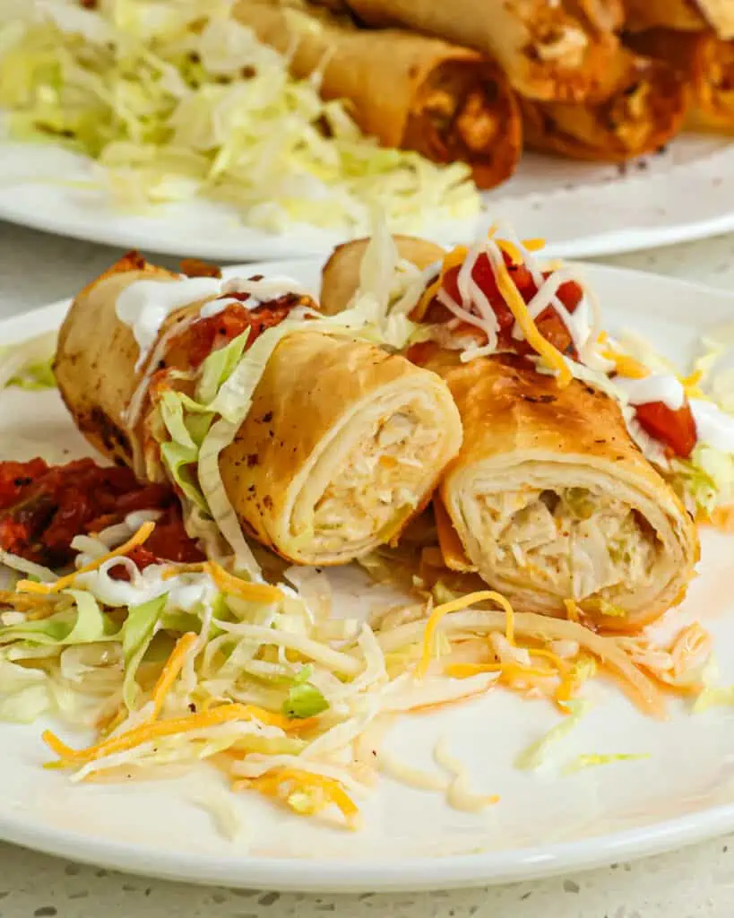 This is a much try for anyone that has never had fresh taquitos.  Serve with shredded lettuce, salsa, sour cream, and if desired a little Mexican or Spanish rice. 