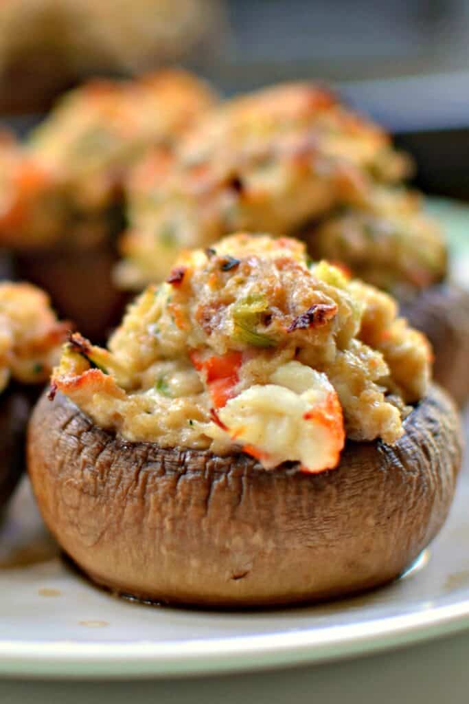 Crab Stuffed Mushrooms Impress your dinner guests with this easy and delicious recipe for Crab Suffed Mushrooms.
