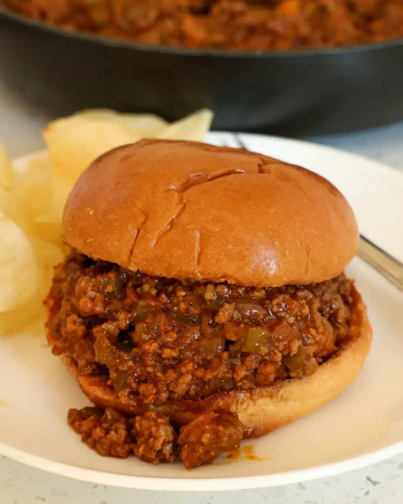These classic family-friendly Homemade Sloppy Joes come together quickly using many ingredients that you may already have on hand.