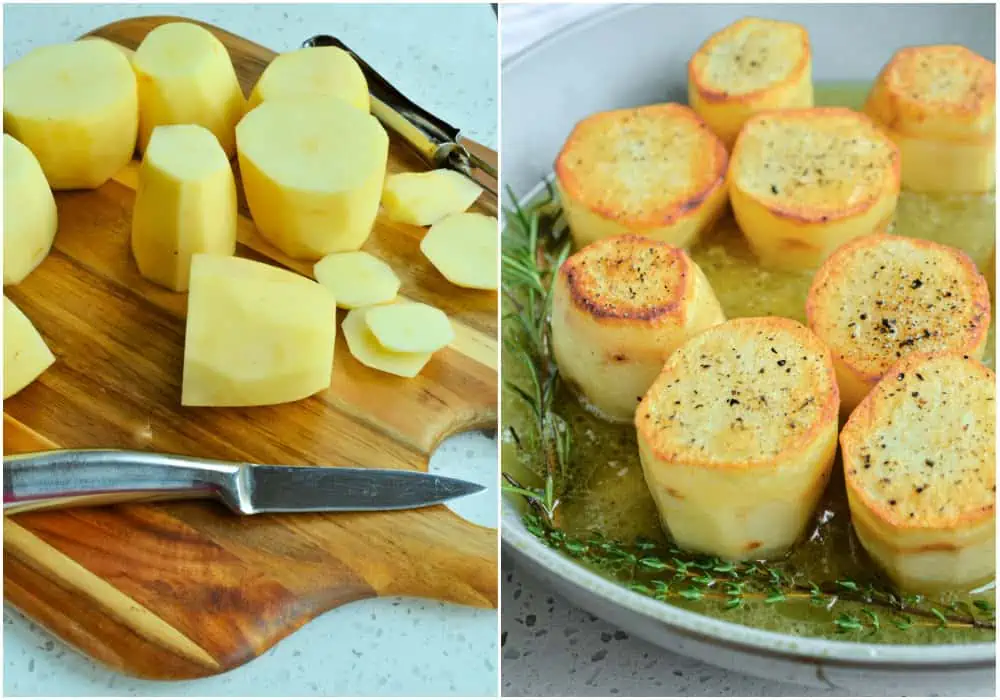 How to make fondant potatoes