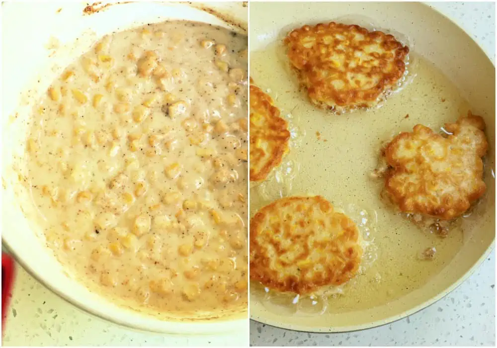 How to make corn fritters